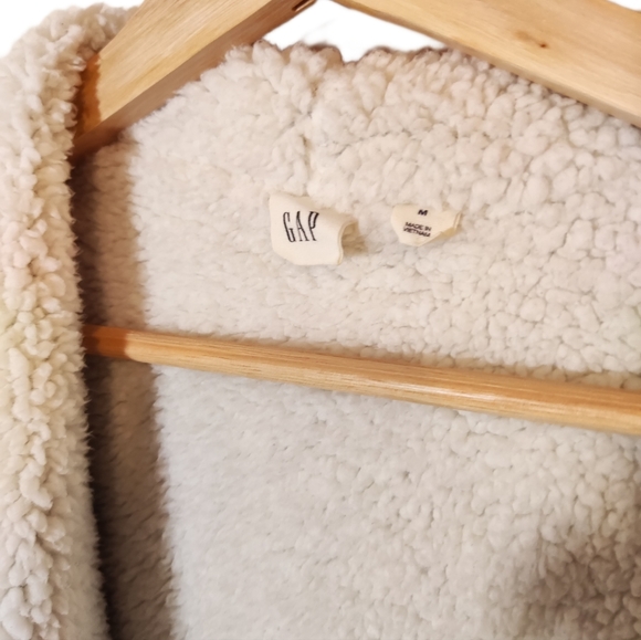 Gap shearling lined shall sweater - Picture 5 of 6